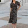 Aamori Yellow Flower Dress