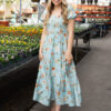 Addilynn Blue Floral Dress