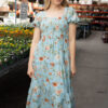 Addilynn Blue Floral Dress