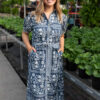 Adelynn Blue Floral Dress