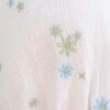 Adri White Flower Embroidered Dress