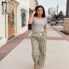 Angie Ribbed Grey Top
