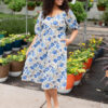 Ansley Blue Floral Dress