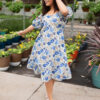 Ansley Blue Floral Dress