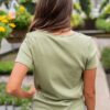 Ari Sage Ribbed Top
