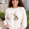 Ashlyn Pattern Cream Sweater