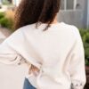 Ashlyn Pattern Cream Sweater
