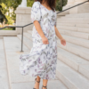 Audrie Lavender Floral Dress