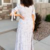Azalea Lavender Floral Dress