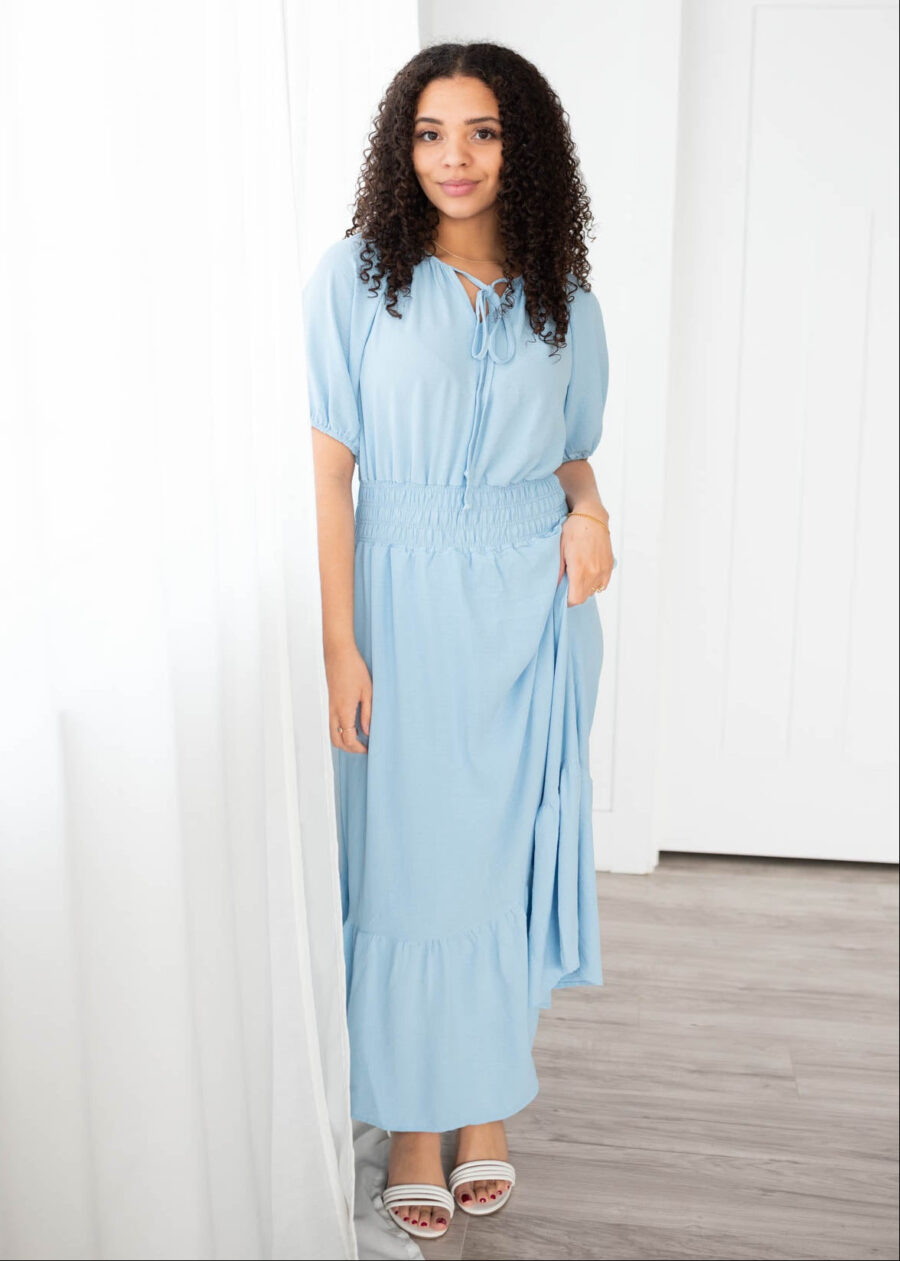 Becca Blue Tie Dress