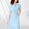 Becca Blue Tie Dress