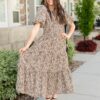 Bianca Leopard Print Dress