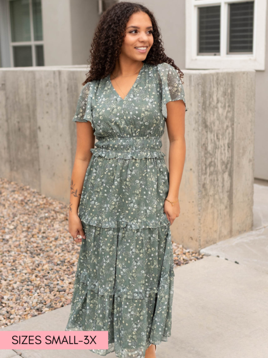 Blake Sage Floral Dress