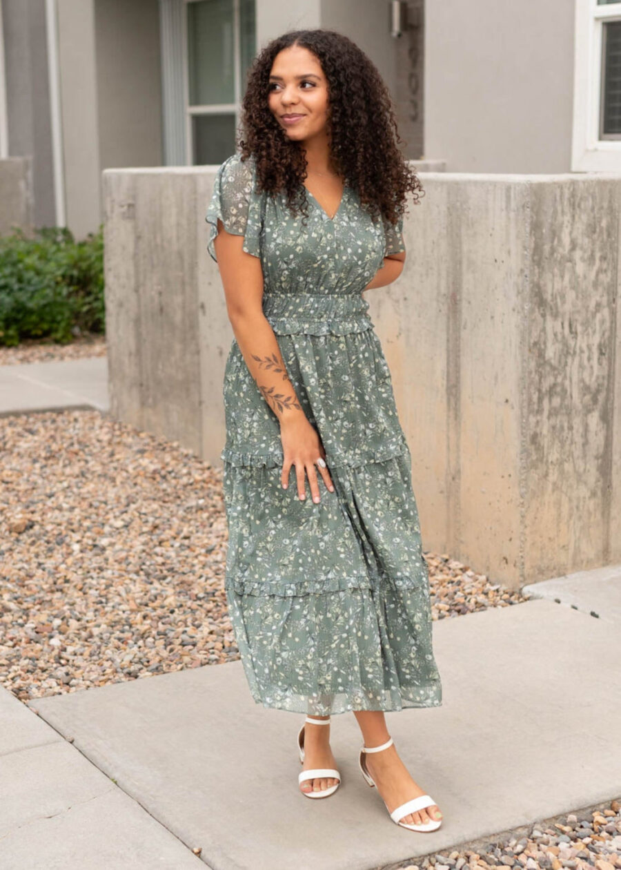 Blake Sage Floral Dress