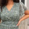 Blake Sage Floral Dress