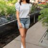 Brooklynn Blue Striped Top