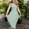 Brylee Sage Smocked Dress