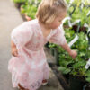 Aubree Pink Floral Little Girls Dress