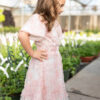 Aubree Pink Floral Little Girls Dress