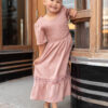 Millie Blush Smocked Little Girl Dress