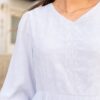 Molly White Embroidered Bodice Dress