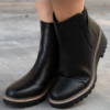 Mya Black Ankle Boots