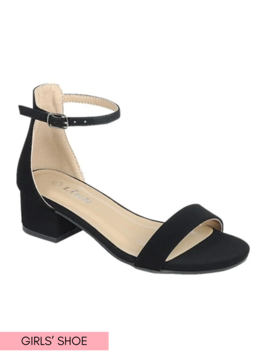 Nataly Black Little Girls Heel