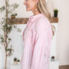 Payton Pink Button Up Top