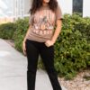 Pumpkin Season Brown Graphic Tee