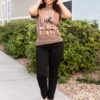 Pumpkin Season Brown Graphic Tee