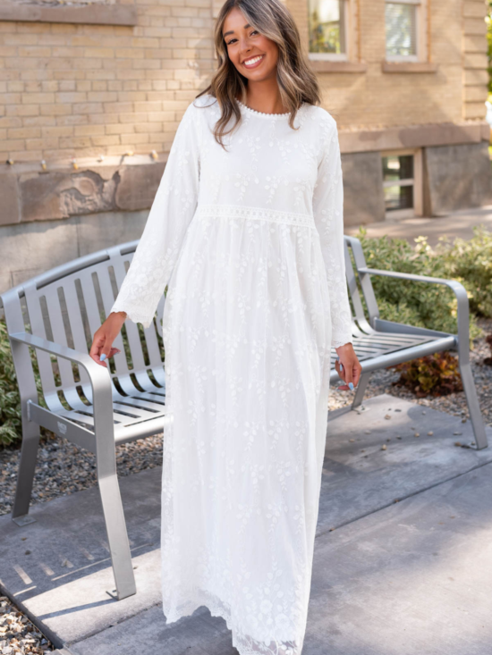 Quincy White Floral Maxi Dress