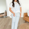 Rayanna Lemon Print Graphic Tee