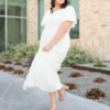 Rebekah Cream Button Down Dress