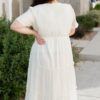 Rebekah Cream Button Down Dress