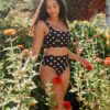 Retro Dot Scoop Bralette