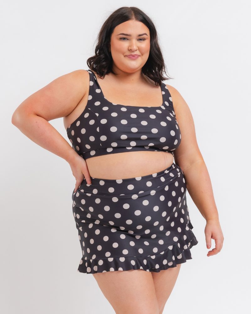 Retro Dot Scoop Bralette