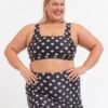 Retro Dot Scoop Bralette