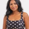Retro Dot Scoop Bralette