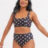 Retro Dot Scoop Bralette