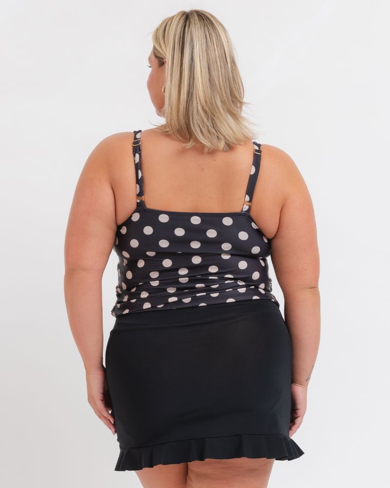 RetroDotSquareNeck2X2.jpg Retro Dot Square Neck Tankini Top