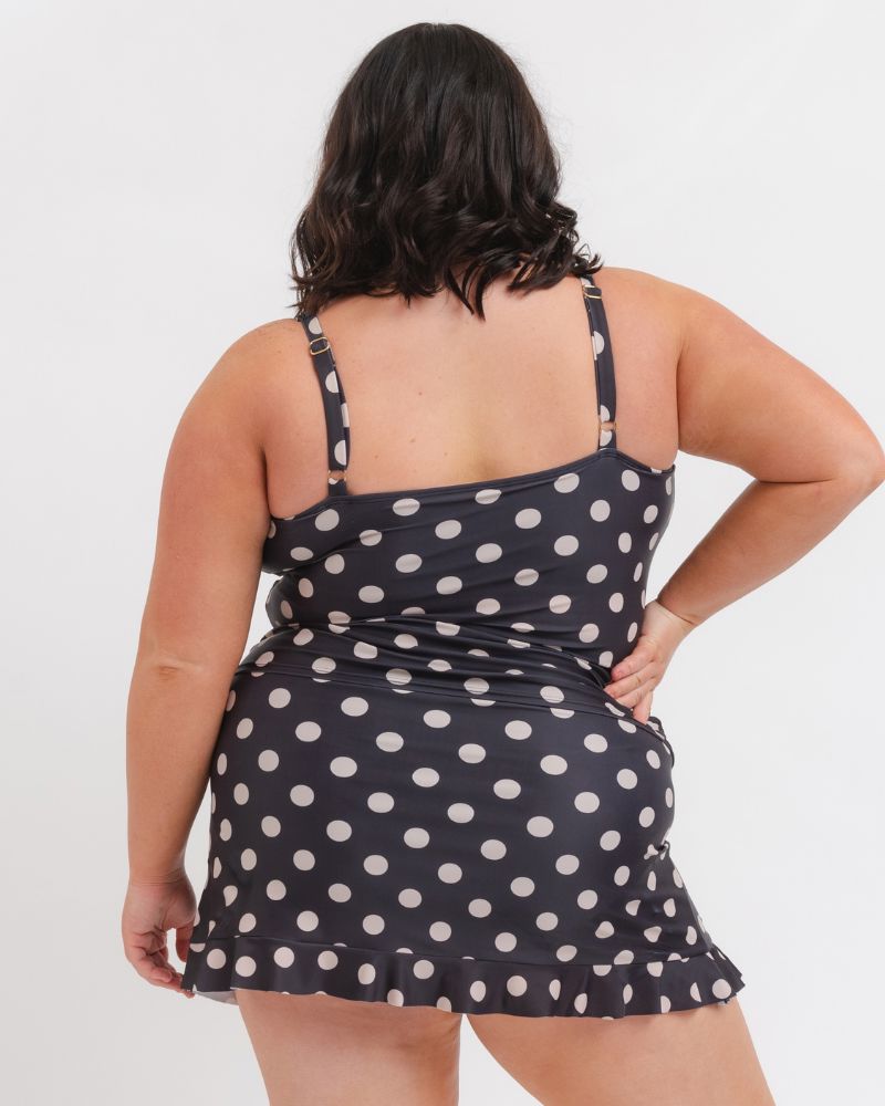 RetroDotSquareNeck2X4.jpg Retro Dot Square Neck Tankini Top