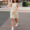 Riley Leopard Print Dress