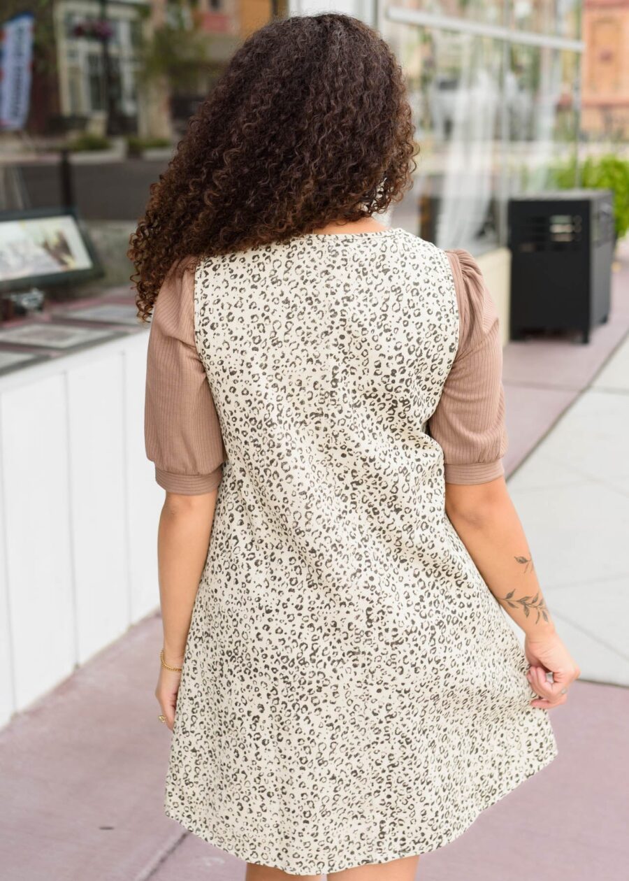 Riley Leopard Print Dress
