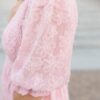 Robin Blush Floral Textured Dress