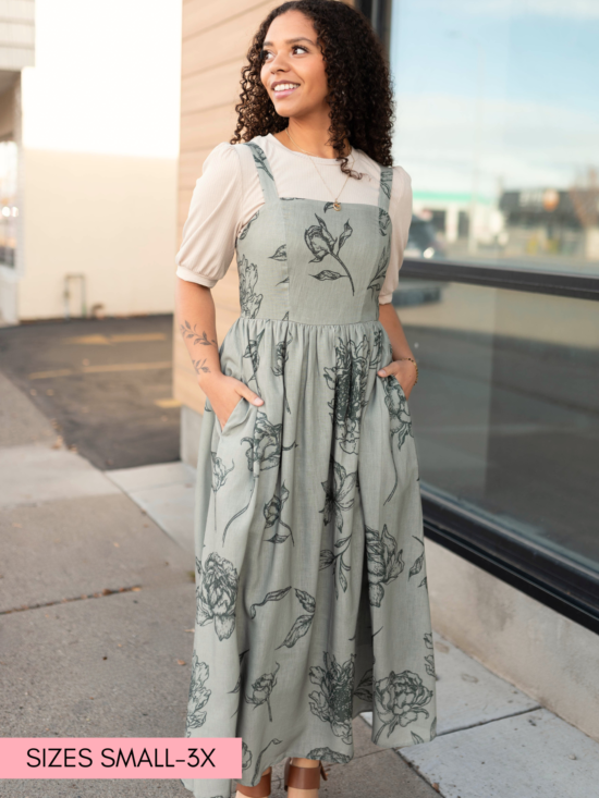 ScarlettSageFloralDress.png Scarlett Sage Floral Dress