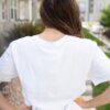Serena Blue Bow Graphic Tee