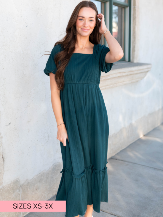 Sophia Forest Green Dress