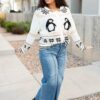 Stella Cream Patterned Cardigan