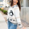 Stella Cream Patterned Cardigan