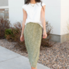 Tara White Short Sleeve Top